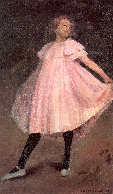 Dancer in a Pink Dress, Glackens, William James